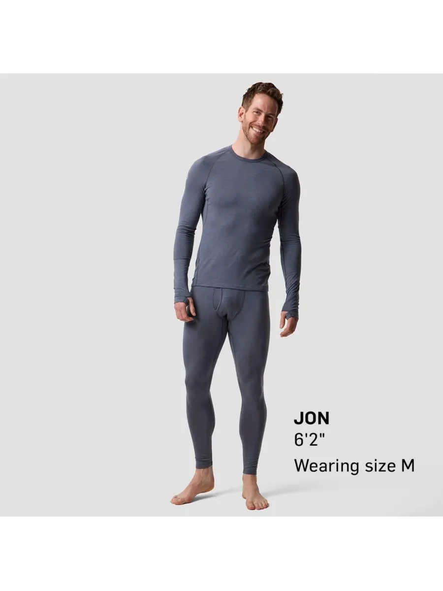 Мужская легкая термофутболка Cedars RWS Merino Lt-Wt Baselayer Crew Top Backcountry — изображение 5 из 5, серый