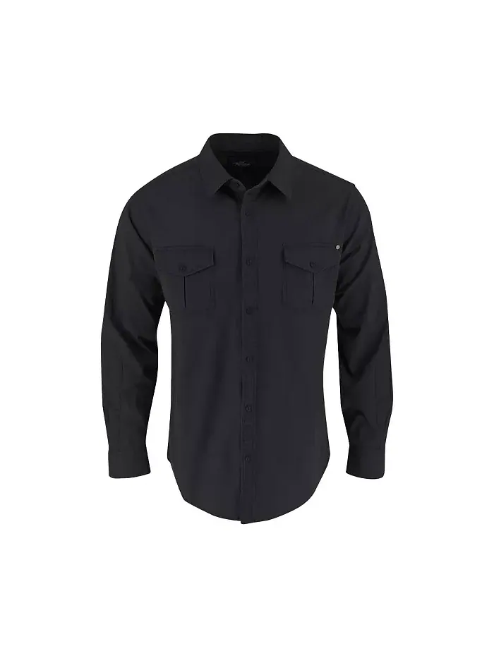 Рубашка на пуговицах с длинным рукавом Big & Tall Utility Stretch Shop Thorogood — изображение 1 из 3, черный