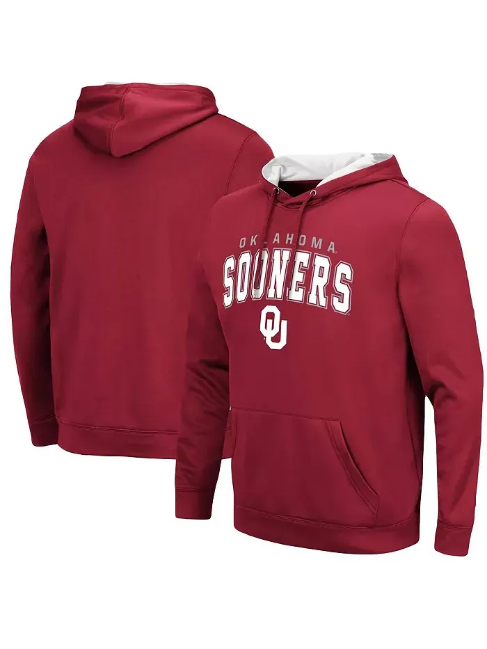 Мужская толстовка с капюшоном Oklahoma Sooners Resistance Colosseum — красный