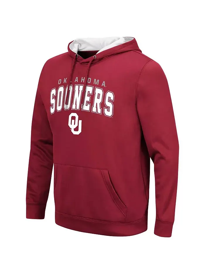 Мужская толстовка с капюшоном Oklahoma Sooners Resistance Colosseum — изображение 3 из 5, красный