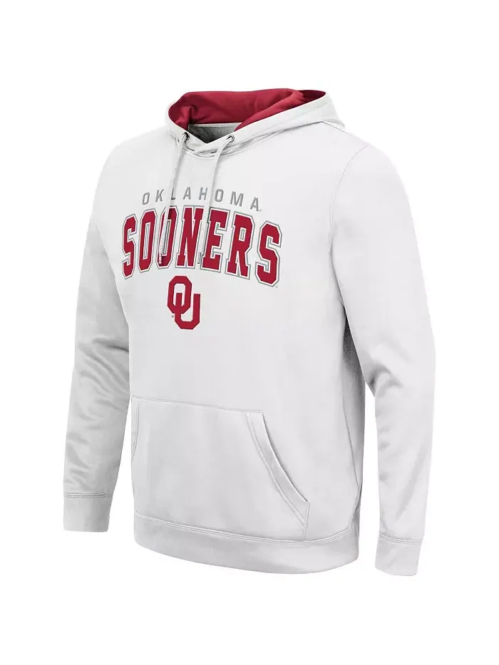Мужская толстовка с капюшоном Oklahoma Sooners Resistance Colosseum — изображение 3 из 5, белый