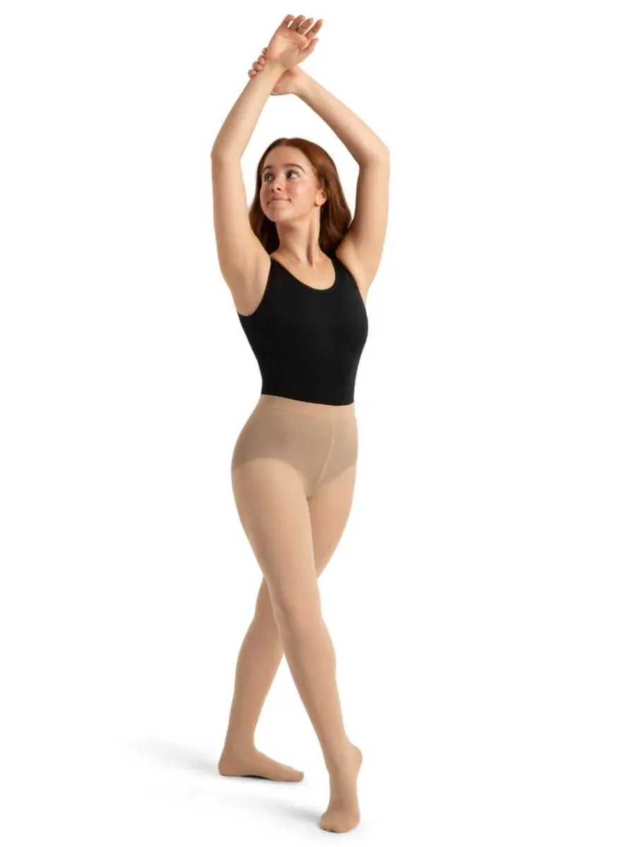 Женские ультрамягкие колготки с закрытыми ступнями Capezio