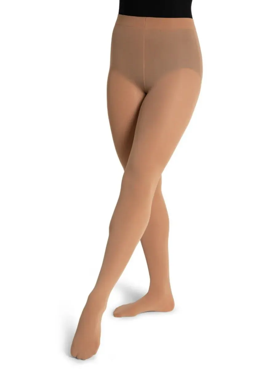 Женские ультрамягкие колготки с закрытыми ступнями Capezio
