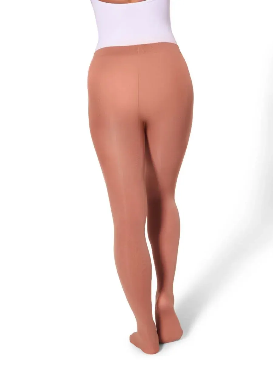 Женские ультрамягкие колготки с закрытыми ступнями Capezio, Suntan — изображение 2 из 4