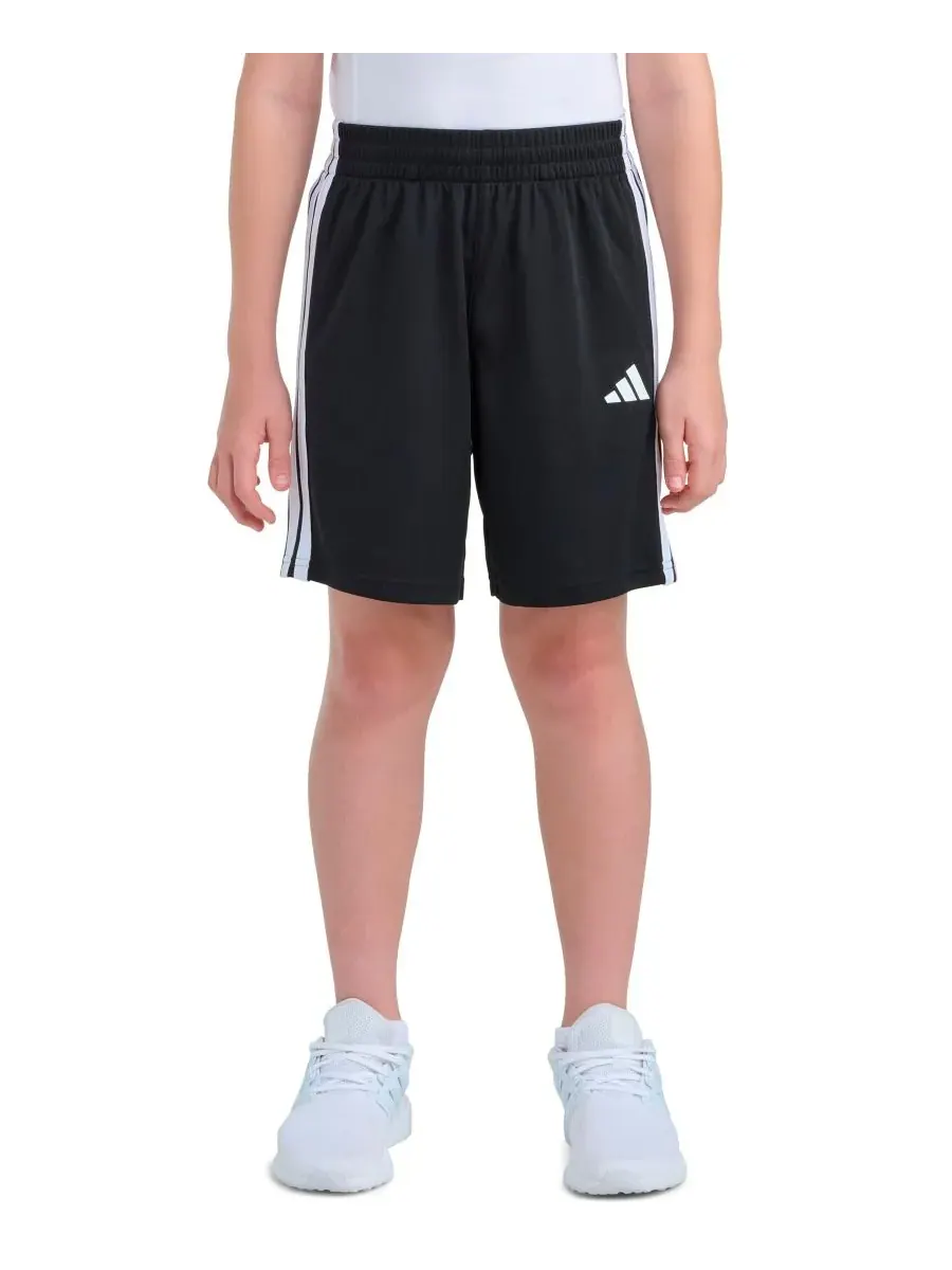 Детские шорты с эластичным поясом и шнурком, размер 8-18 Adidas — изображение 1 из 4, черный