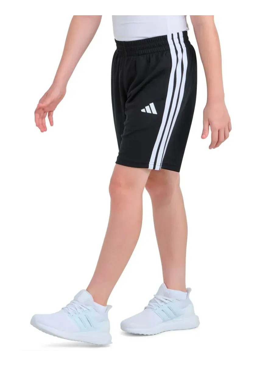Детские шорты с эластичным поясом и шнурком, размер 8-18 Adidas — изображение 2 из 4, черный