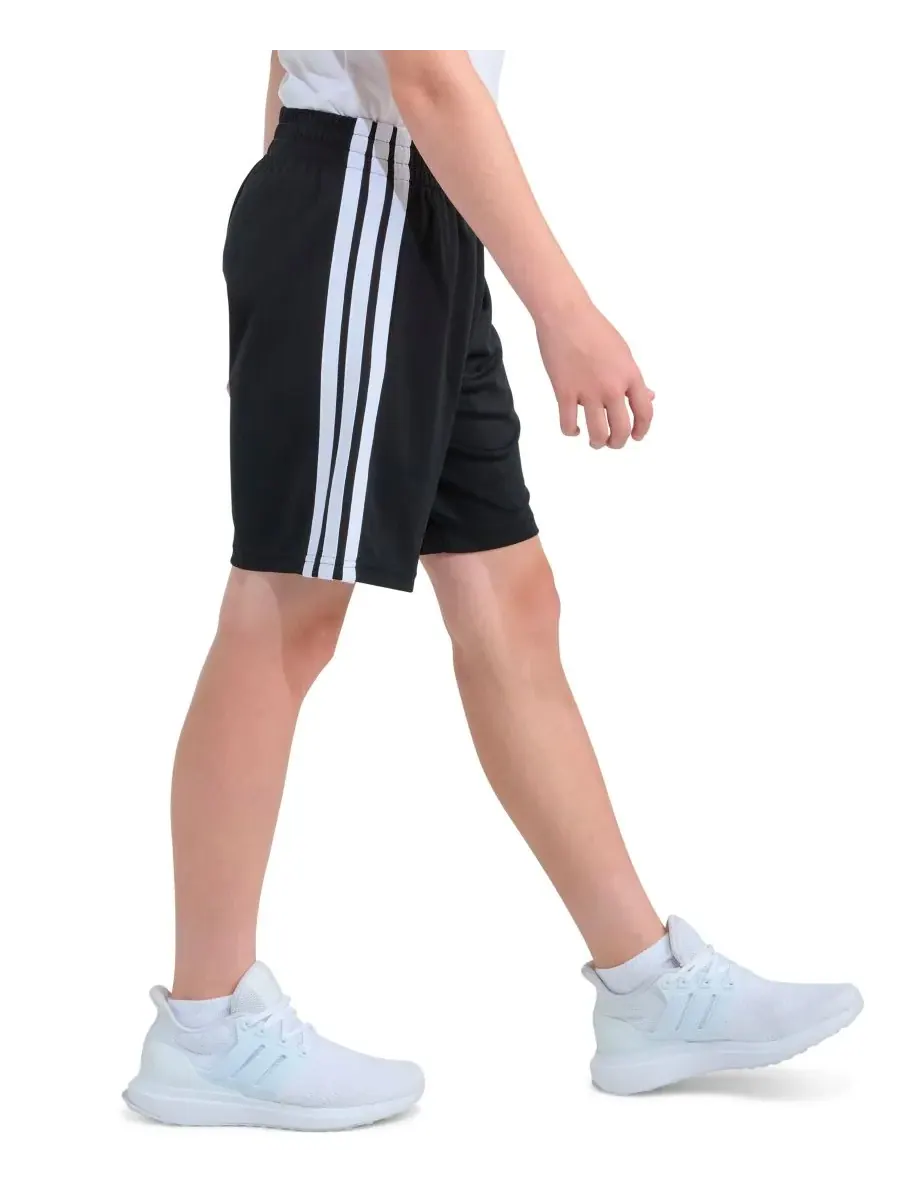 Детские шорты с эластичным поясом и шнурком, размер 8-18 Adidas — изображение 3 из 4, черный