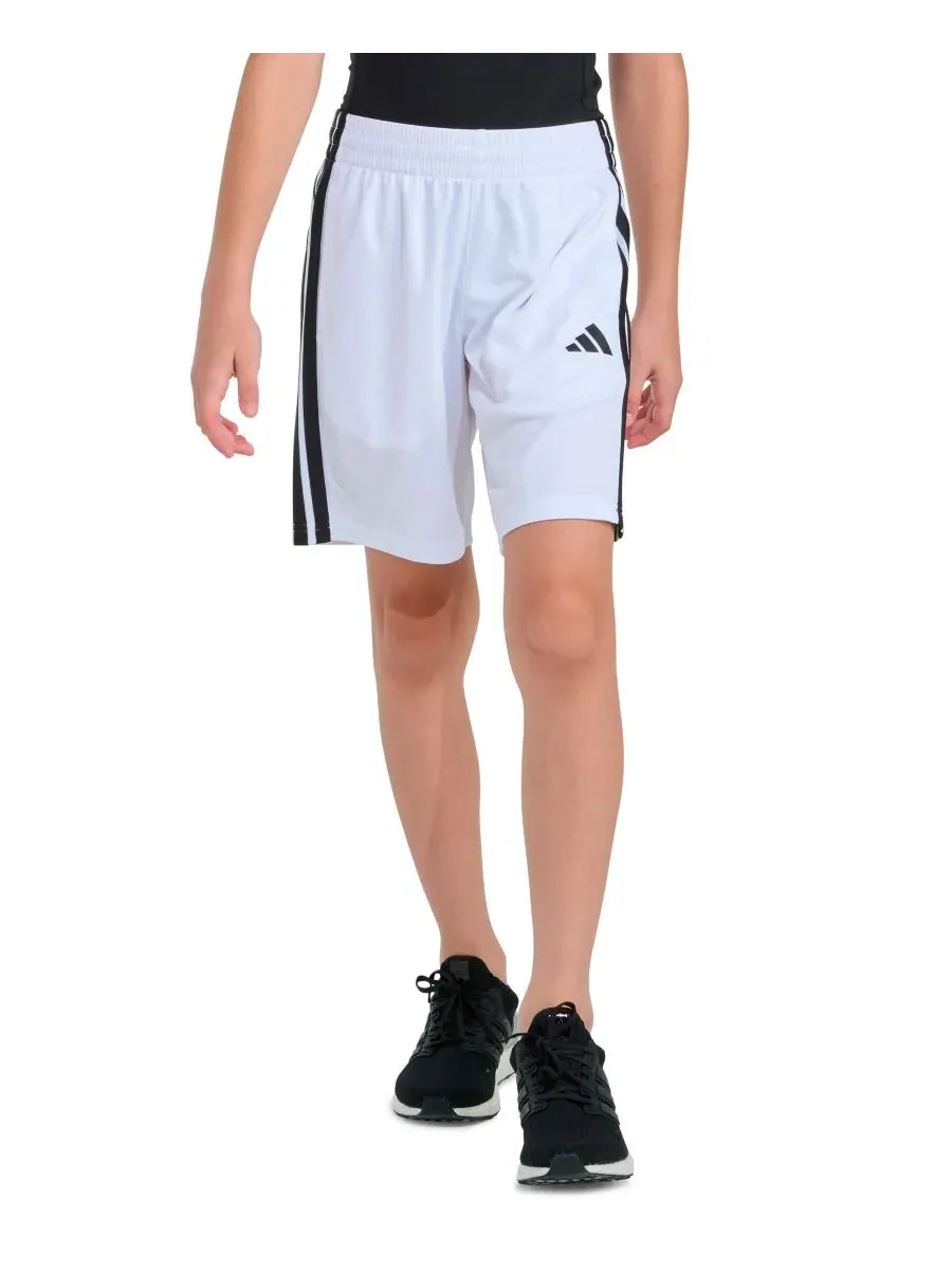 Детские шорты с эластичным поясом и шнурком, размер 8-18 Adidas — изображение 1 из 4, белый