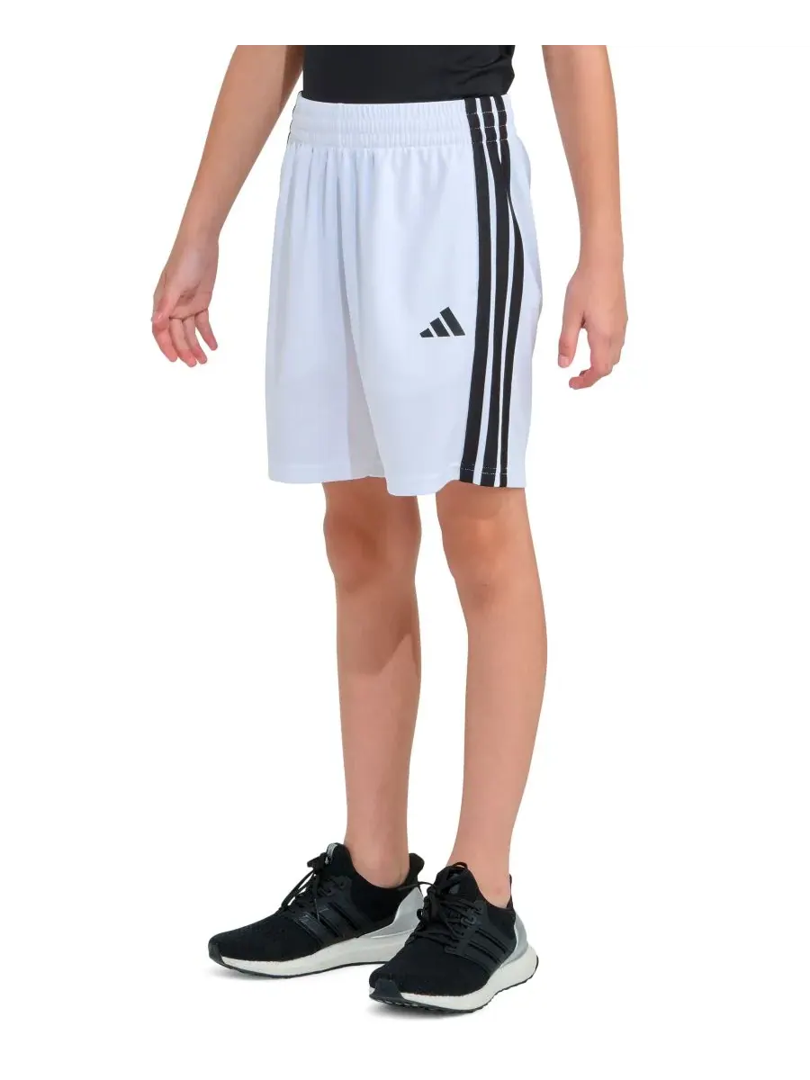 Детские шорты с эластичным поясом и шнурком, размер 8-18 Adidas — изображение 2 из 4, белый