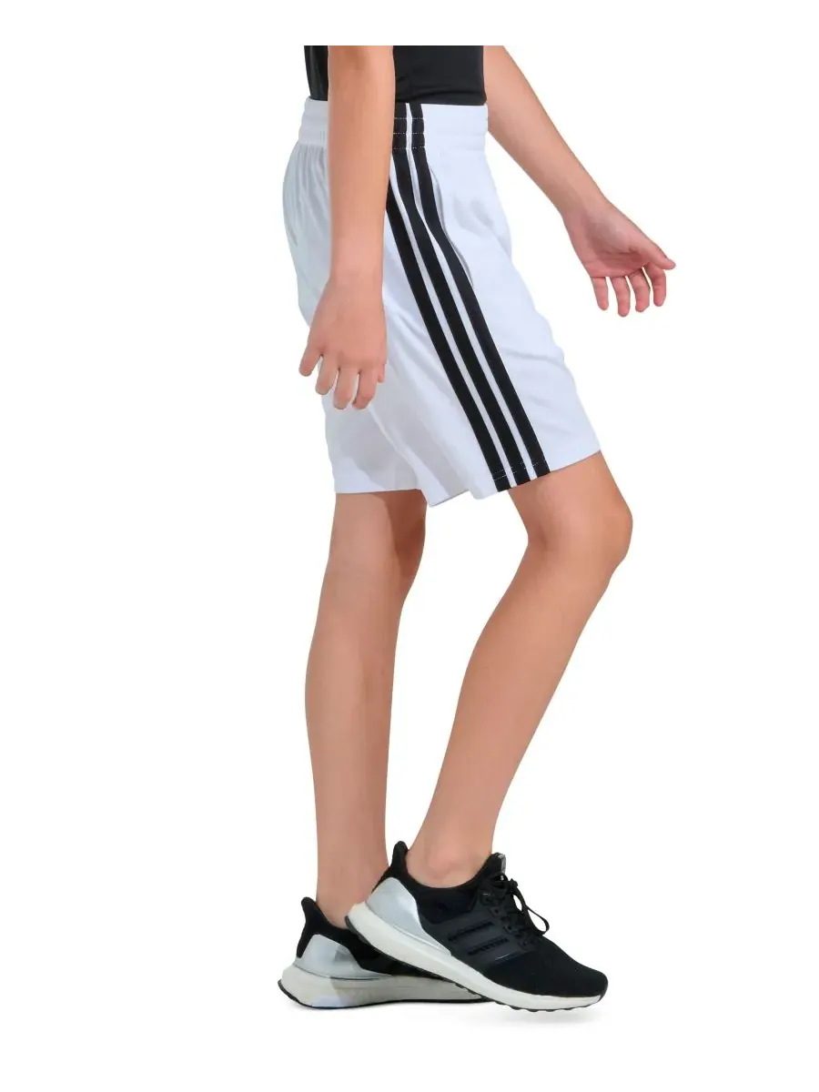 Детские шорты с эластичным поясом и шнурком, размер 8-18 Adidas — изображение 3 из 4, белый