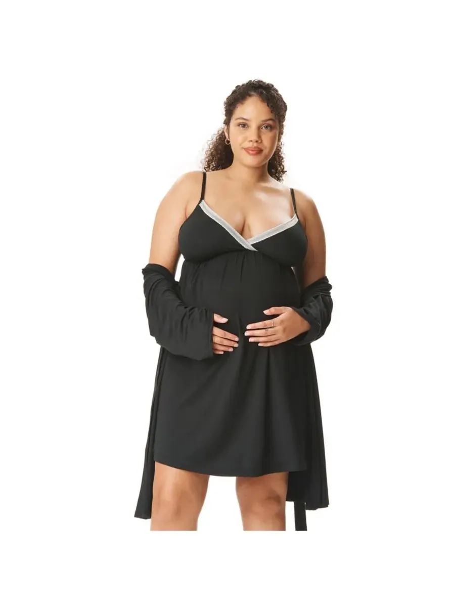 Комплект для сна и кормления для беременных и кормящих мам от Motherhood Motherhood Maternity — черный