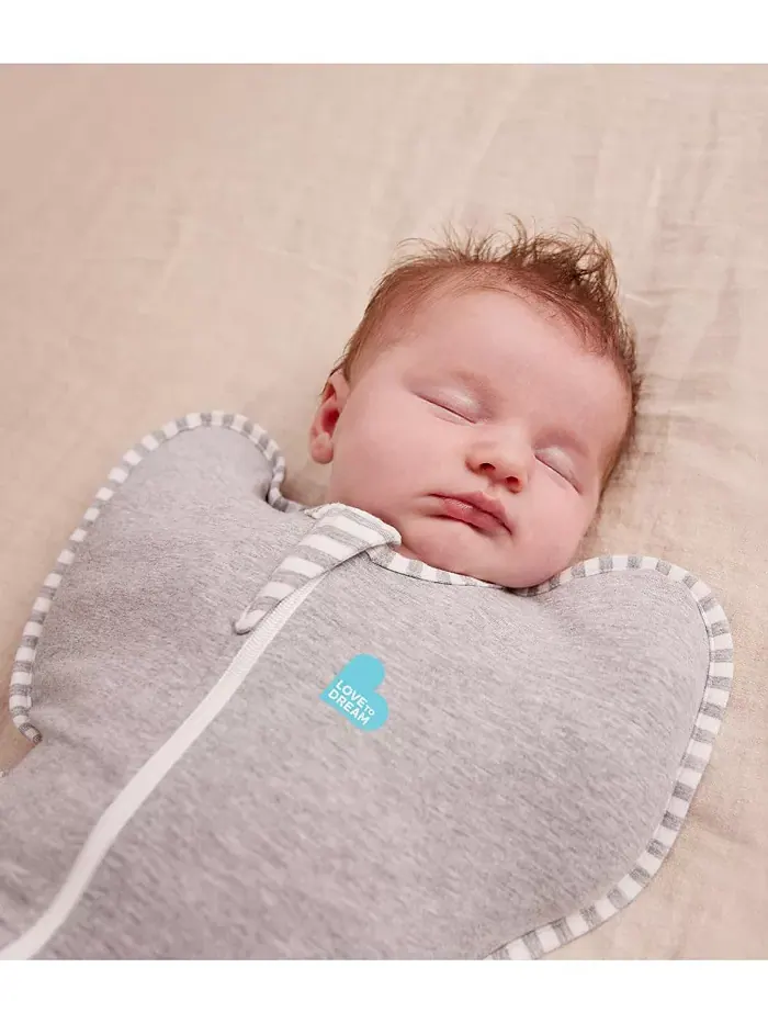 Спальный мешок Swaddle Up - оригинальный хлопок 1,0 TOG Love To Dream — изображение 4 из 10, серый