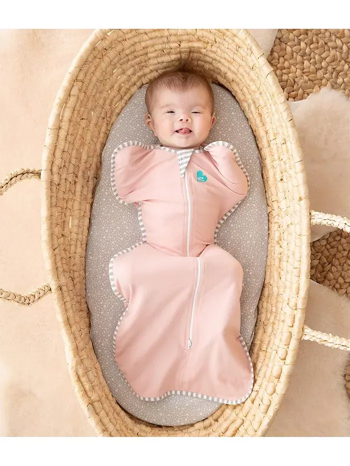 Спальный мешок Swaddle Up - оригинальный хлопок 1,0 TOG Love To Dream — изображение 4 из 9, розовый