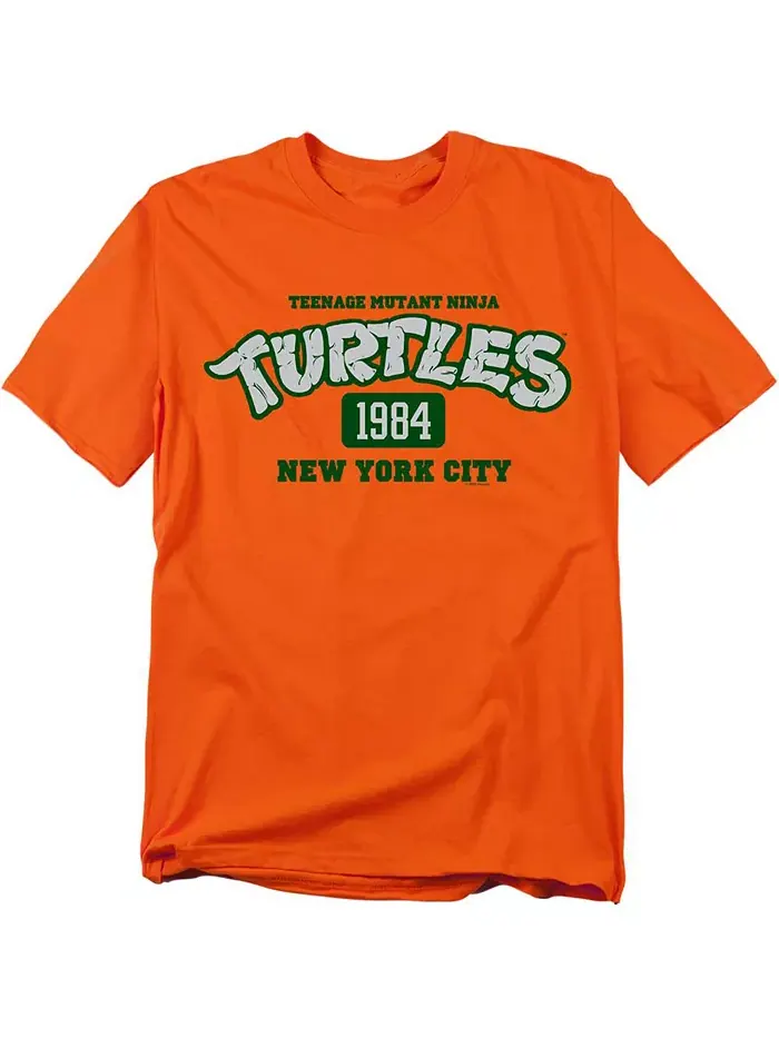Футболка Big & Tall Est. 1984 Nyc Teenage Mutant Ninja Turtles — оранжевый