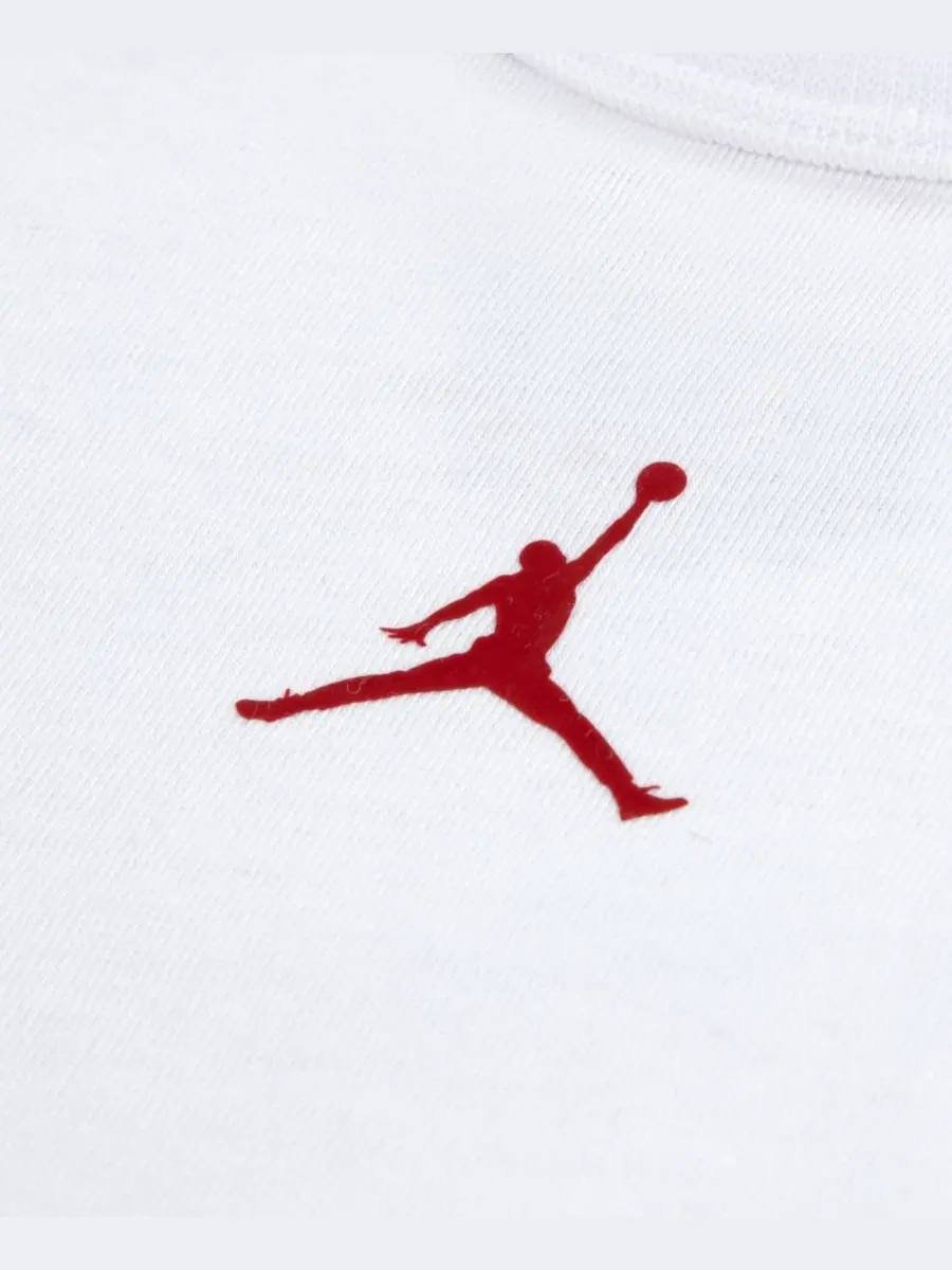 Комплект боди с коротким рукавом Jumpman Air Jordan — изображение 4 из 4, красный