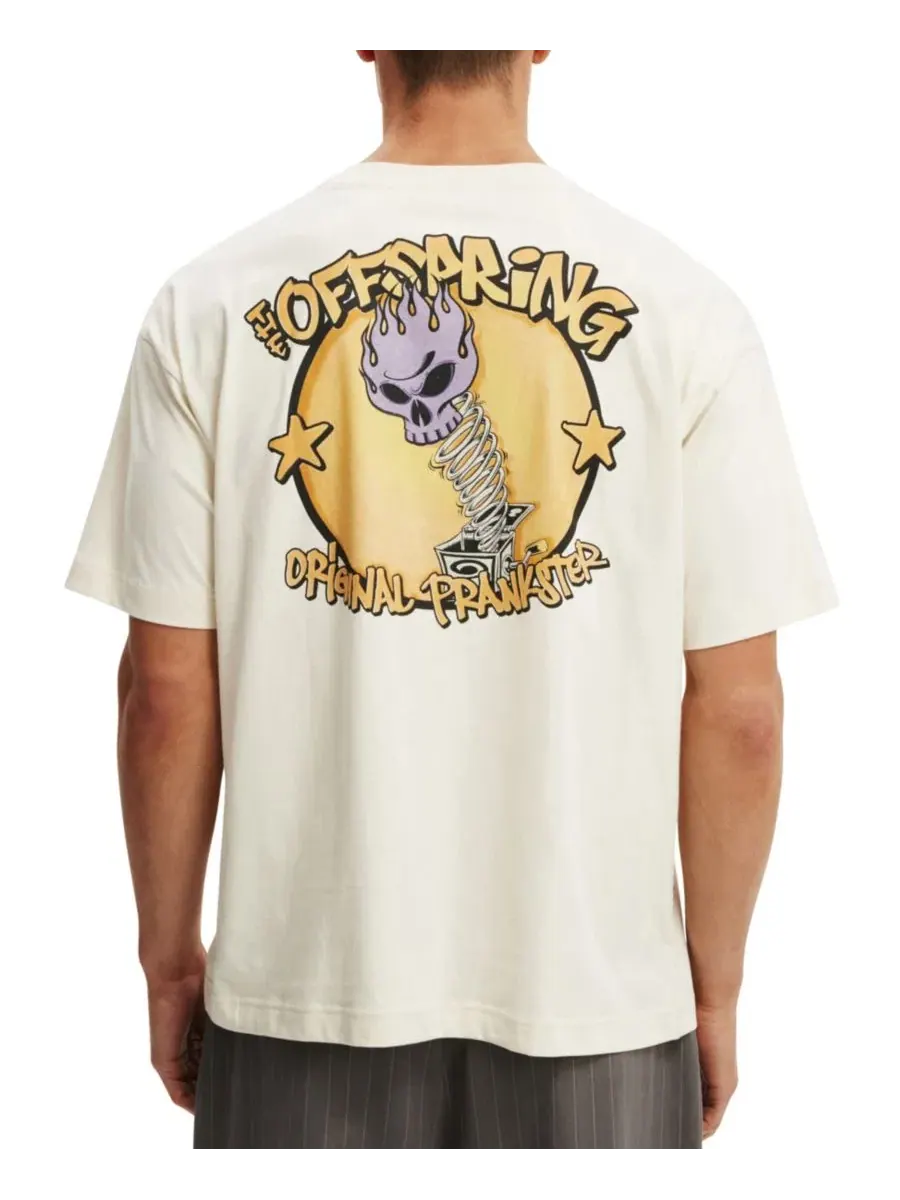 Футболка с принтом Premium Graphics Music Crewneck, Cotton On — изображение 3 из 3, кремовый