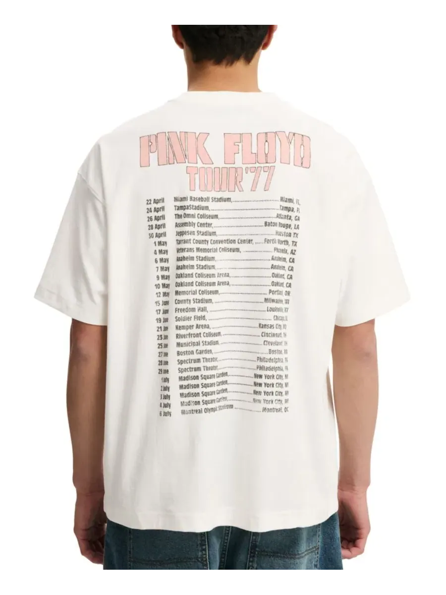 Футболка с принтом Music Crewneck COTTON ON — изображение 4 из 4, винтажный белый/розовый