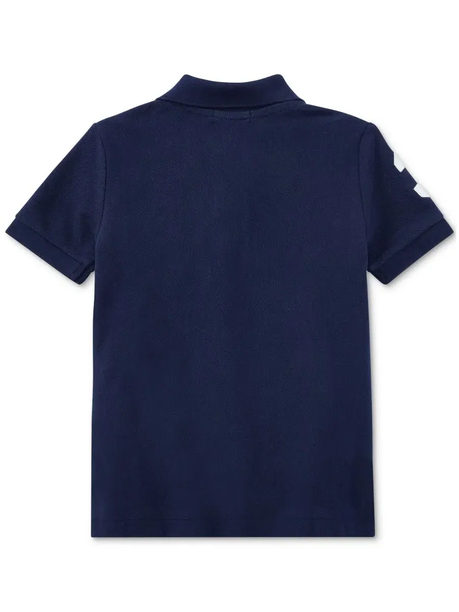 Комплект из поло и шорт Polo Ralph Lauren — изображение 2 из 5, темно-синий