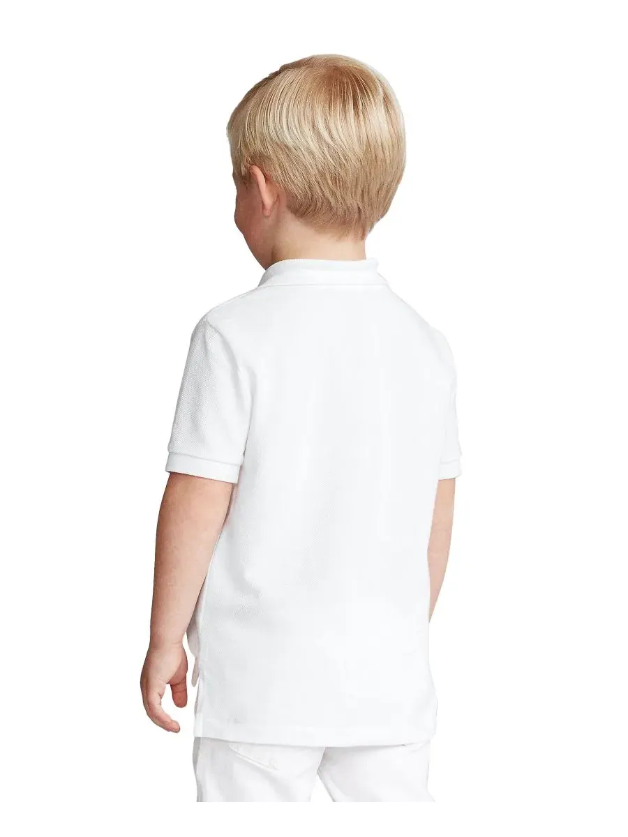 Комплект из поло и шорт Polo Ralph Lauren — изображение 2 из 7, белый