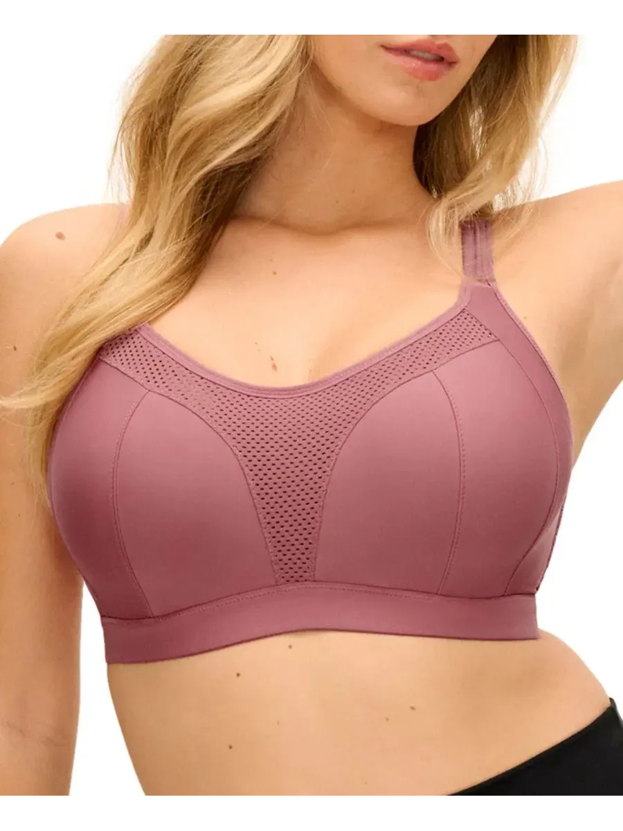 Спортивный бюстгальтер с формованными чашками Elevate Fantasie — розовый