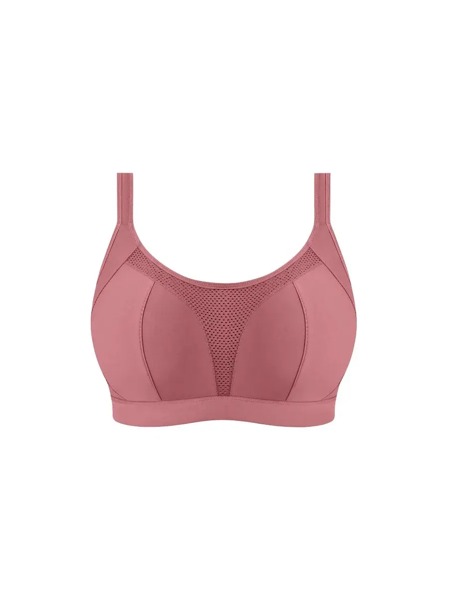Спортивный бюстгальтер с формованными чашками Elevate Fantasie — изображение 4 из 5, розовый