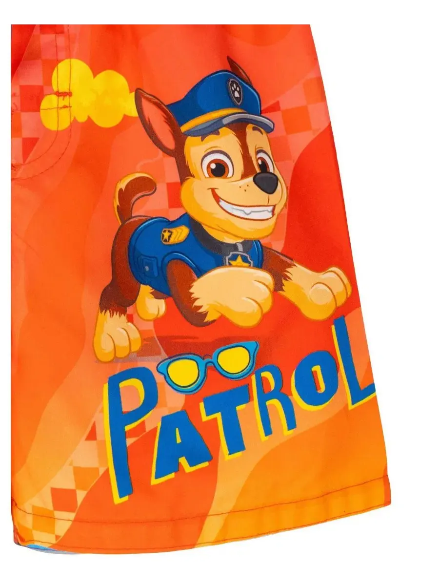 Плавки для мальчиков с принтом Chase and Marshall, бренд Paw Patrol — изображение 3 из 3, оранжевый