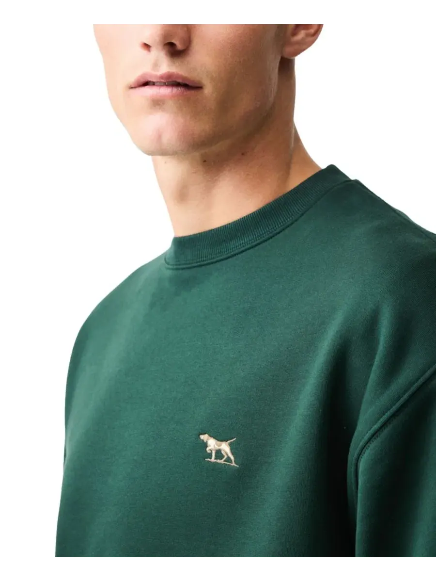Свитшот Otago Cotton Crew Neck с вышивкой Rodd & Gunn — изображение 3 из 6, лесной