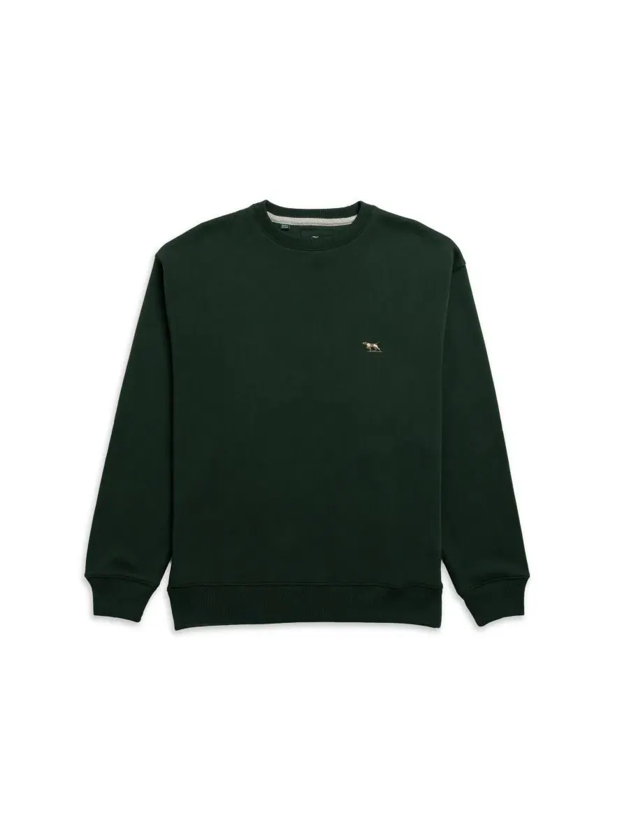 Свитшот Otago Cotton Crew Neck с вышивкой Rodd & Gunn — изображение 4 из 6, лесной
