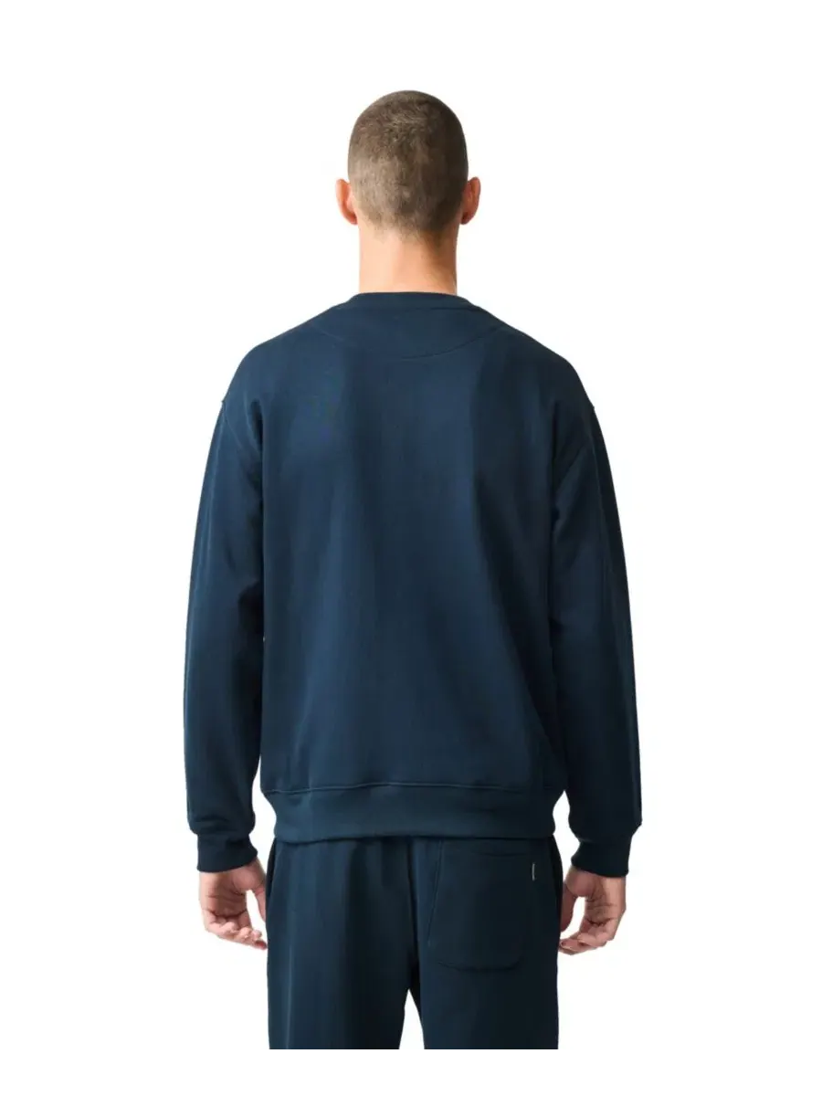Свитшот мужской из хлопка с вышивкой Otago Cotton Crew Rodd & Gunn — изображение 5 из 6, затмение