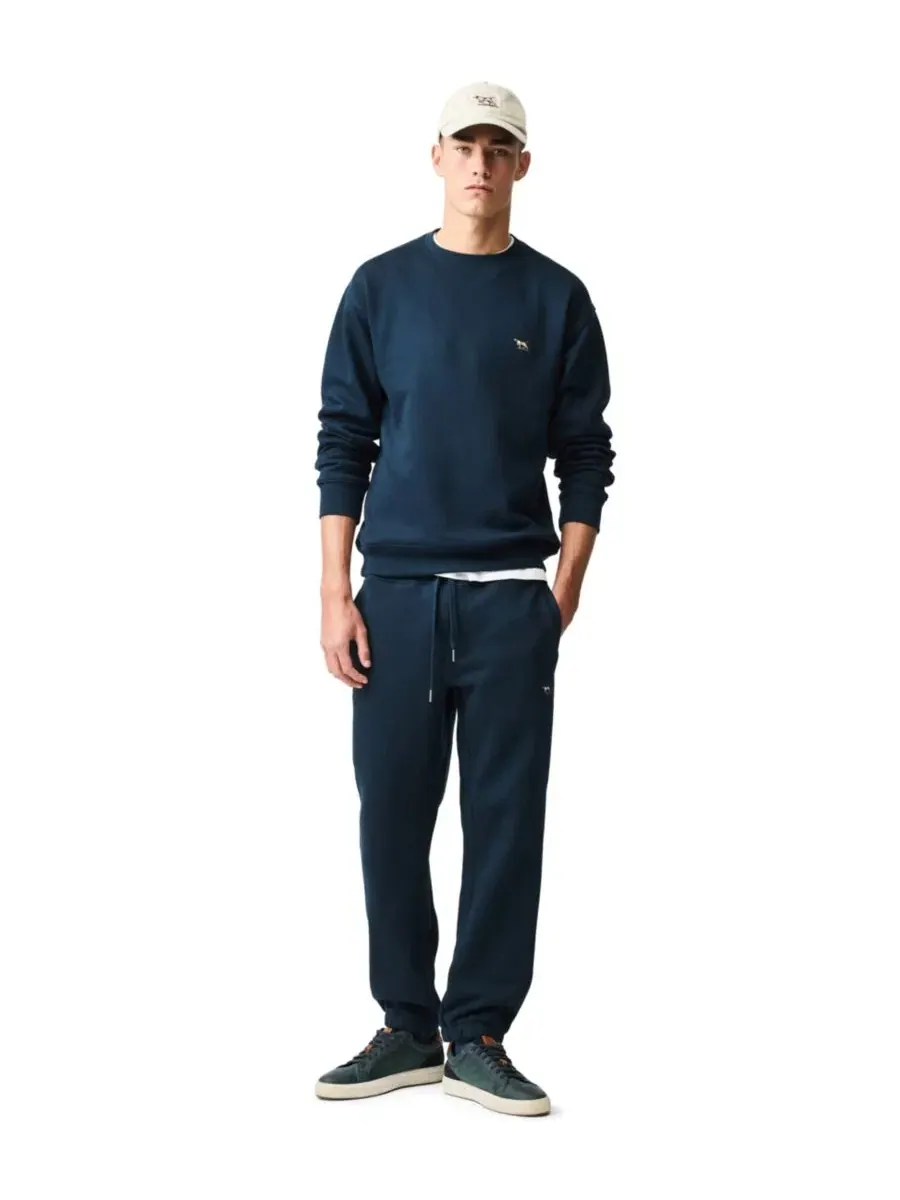 Свитшот мужской из хлопка с вышивкой Otago Cotton Crew Rodd & Gunn — изображение 6 из 6, затмение