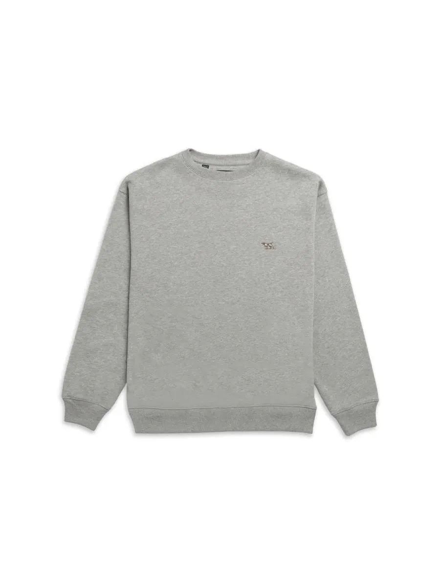 Свитшот мужской с вышивкой Otago Cotton Crew Neck Rodd & Gunn — изображение 4 из 6, серый