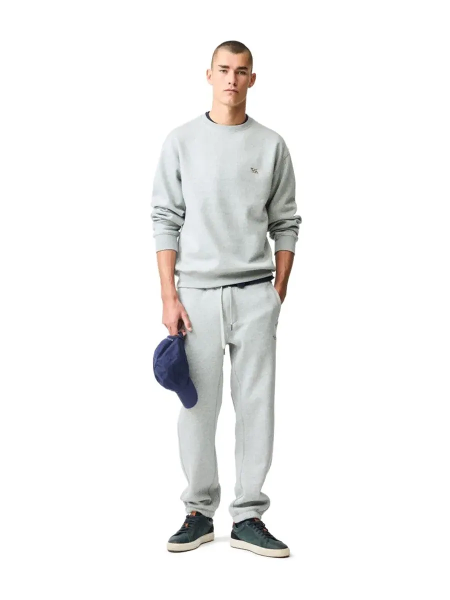 Свитшот мужской с вышивкой Otago Cotton Crew Neck Rodd & Gunn — изображение 6 из 6, серый