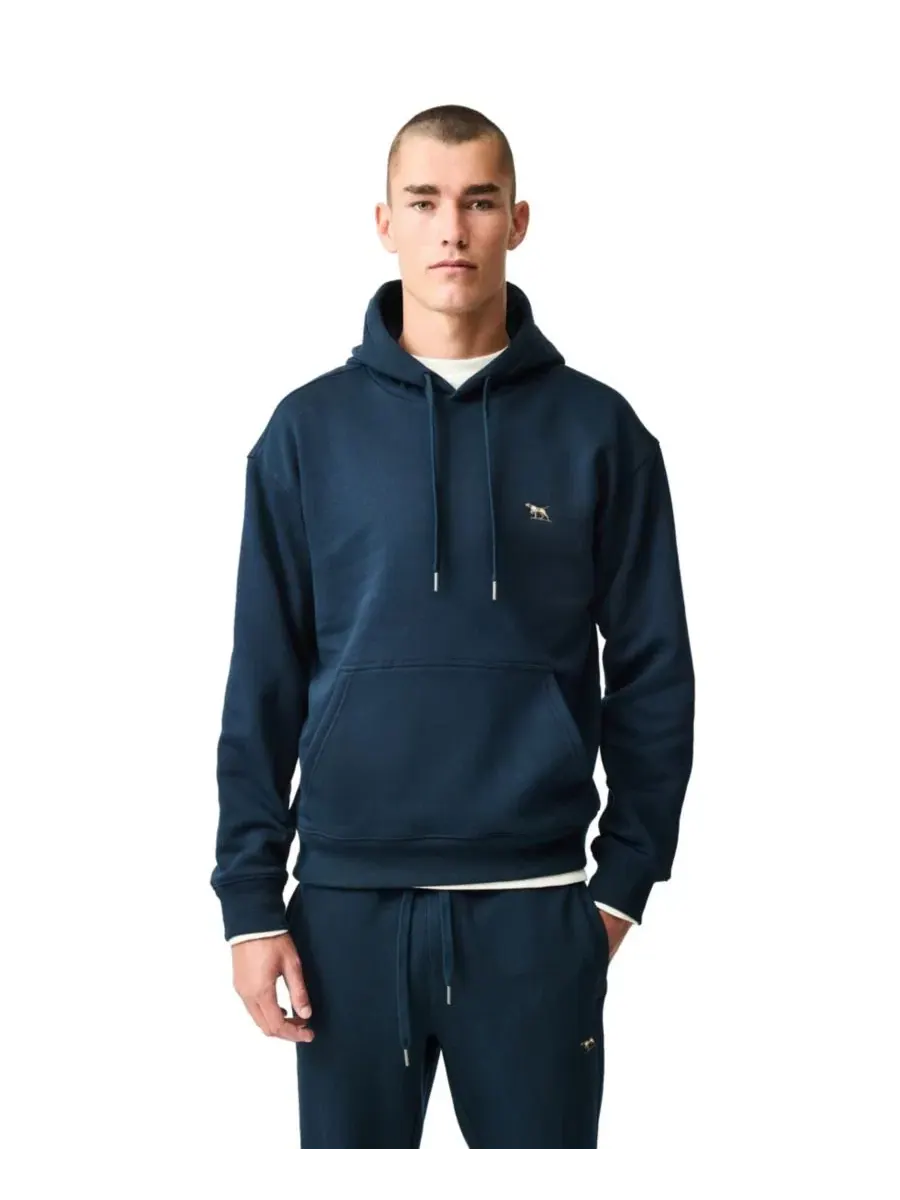 Худи из хлопка с капюшоном Otago Cotton Hoodie Rodd & Gunn — изображение 1 из 6, затмение