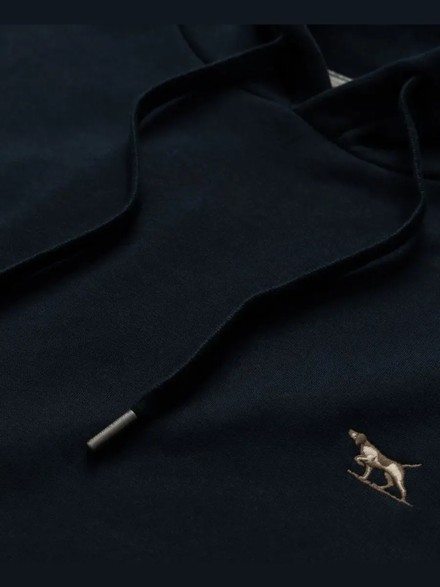 Худи из хлопка с капюшоном Otago Cotton Hoodie Rodd & Gunn — изображение 2 из 6, затмение
