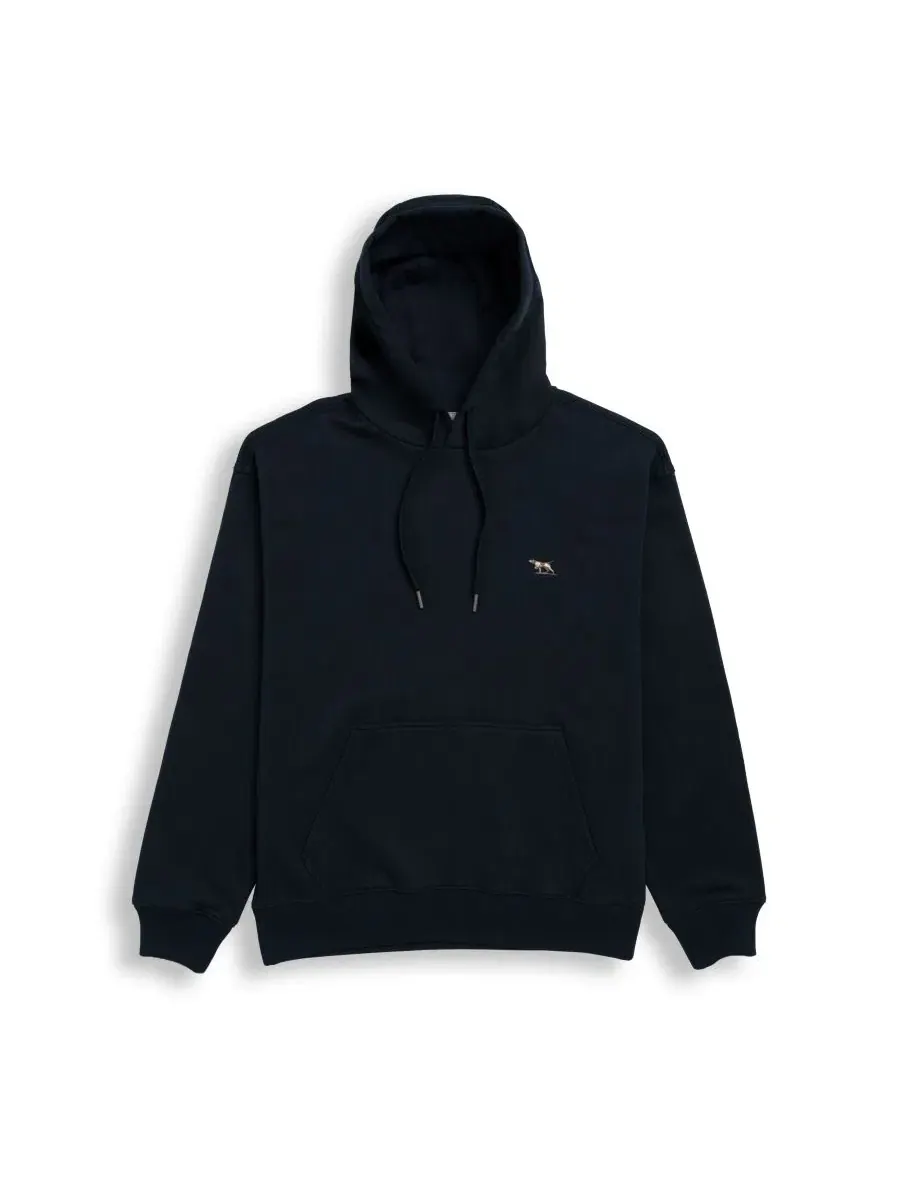Худи из хлопка с капюшоном Otago Cotton Hoodie Rodd & Gunn — изображение 4 из 6, затмение