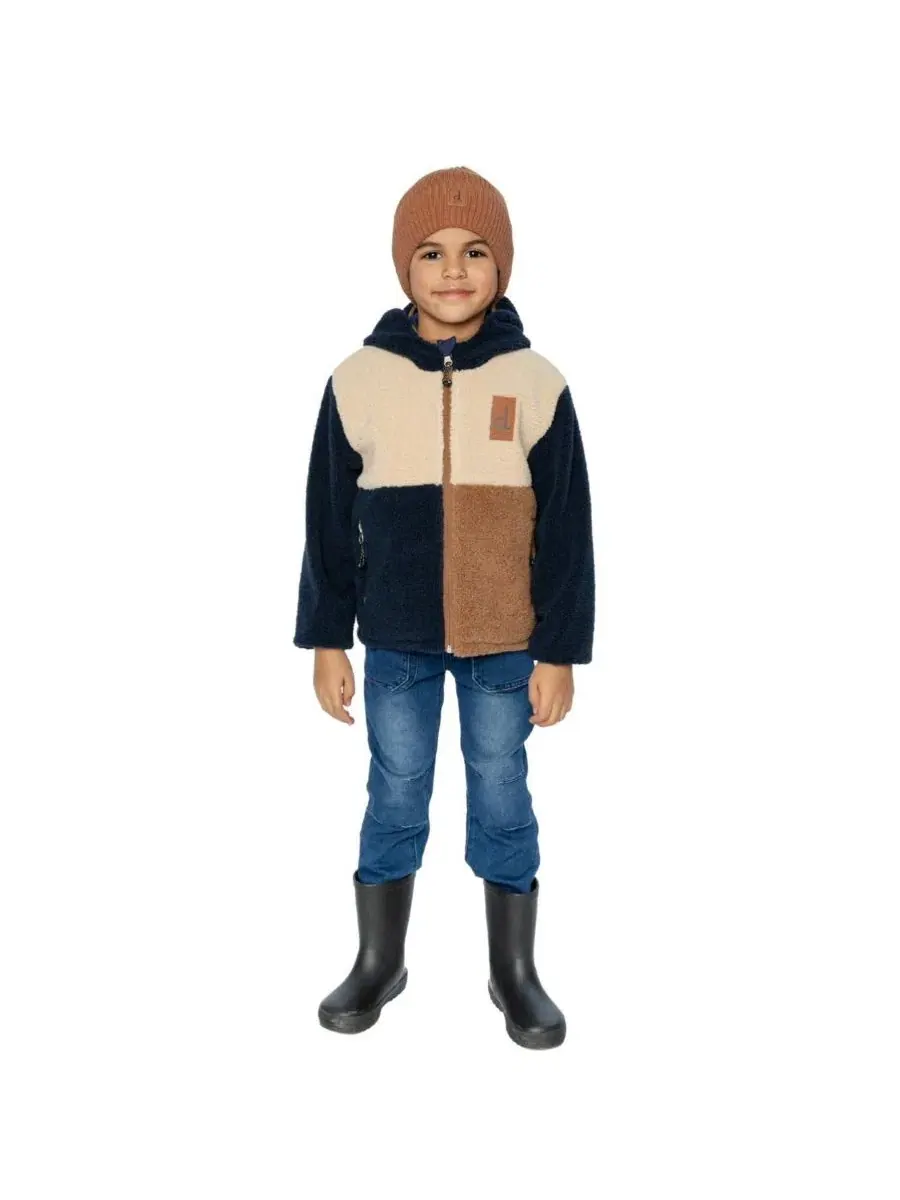 Детская куртка-дождевик двусторонняя с капюшоном, модель Reversible Mid-Season Deux par Deux — изображение 3 из 7