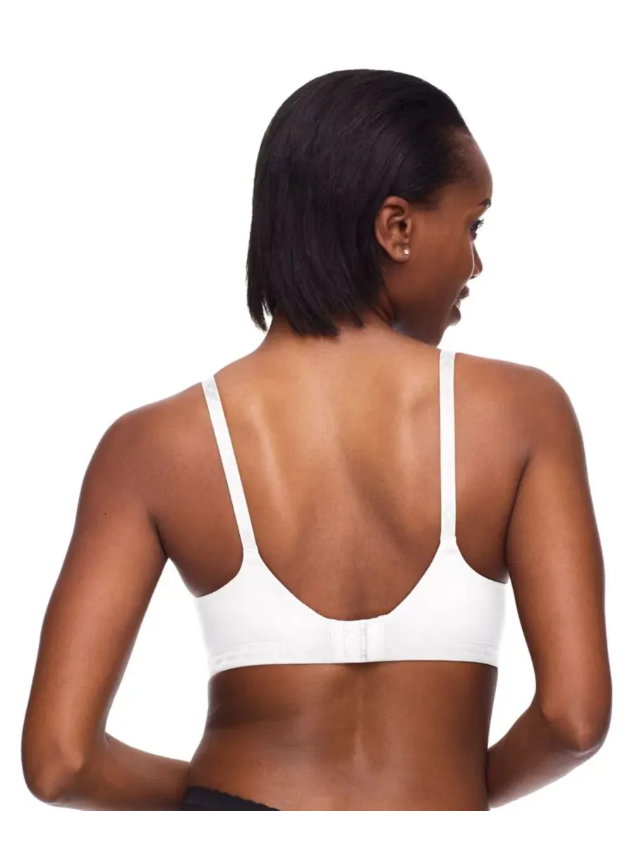 Бюстгальтер Warner's Cloud 9 Super Soft Wireless Lightly Lined Comfort Bra — изображение 2 из 3, белый