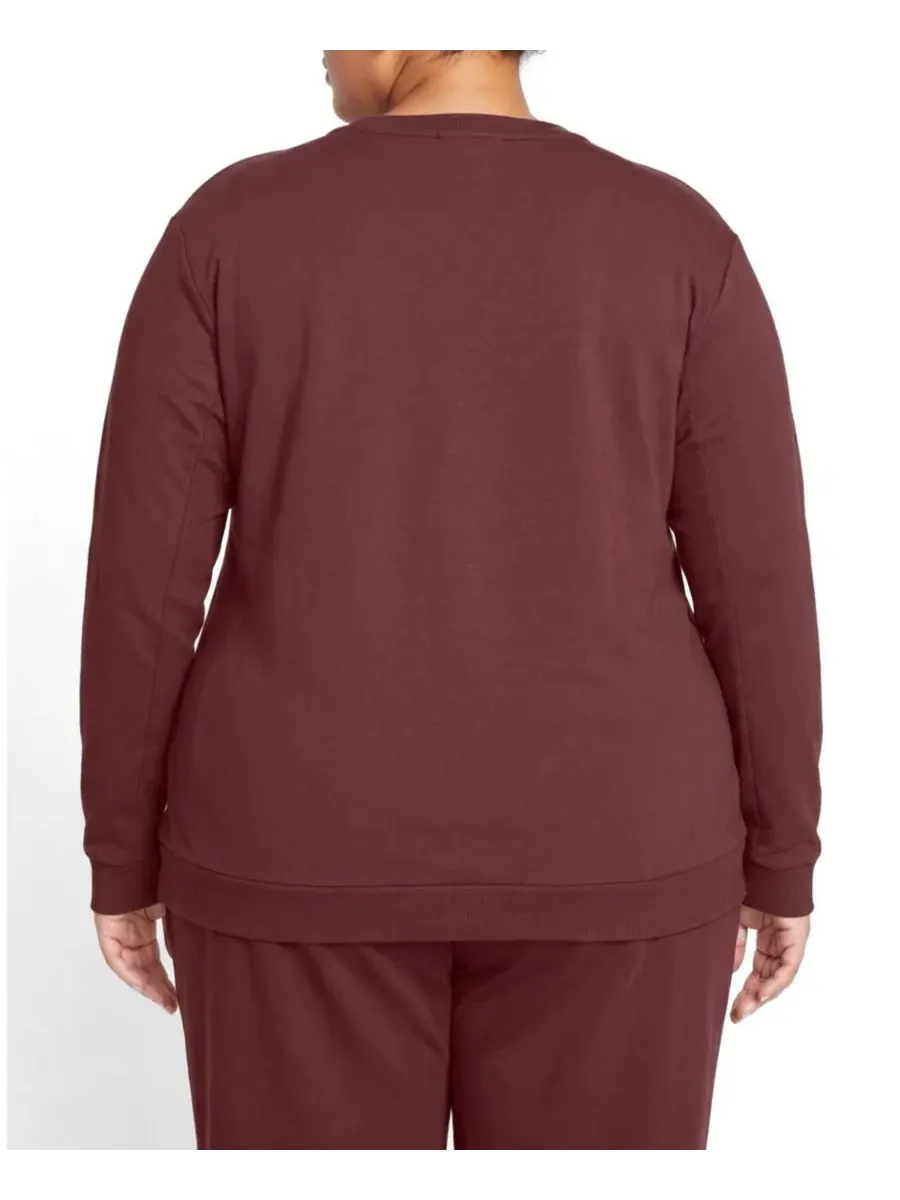 Свитшот-худи с молнией Meridien Zip Universal Standard — изображение 2 из 3, черный