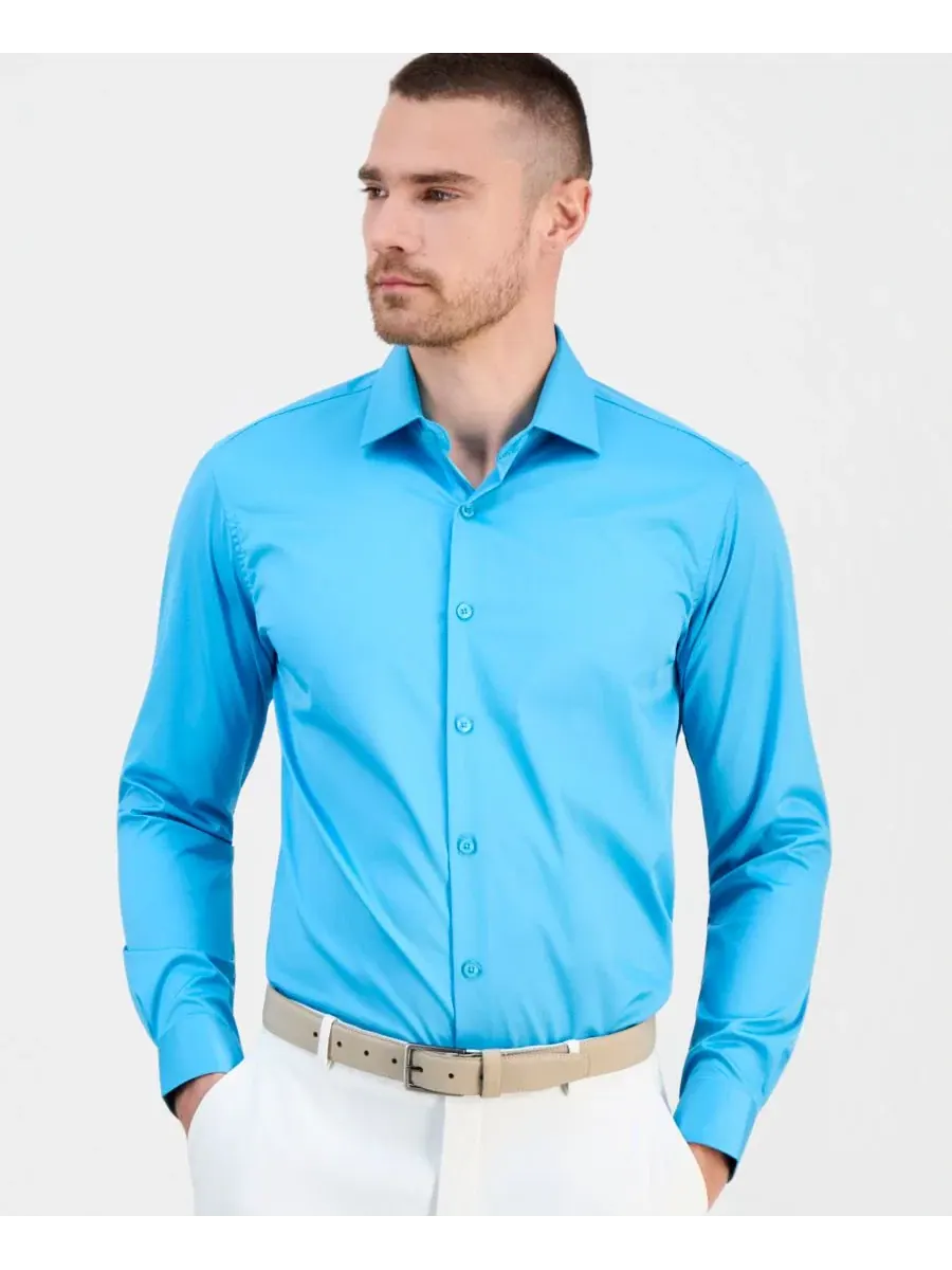 Рубашка с длинным рукавом Suslo Couture — голубой