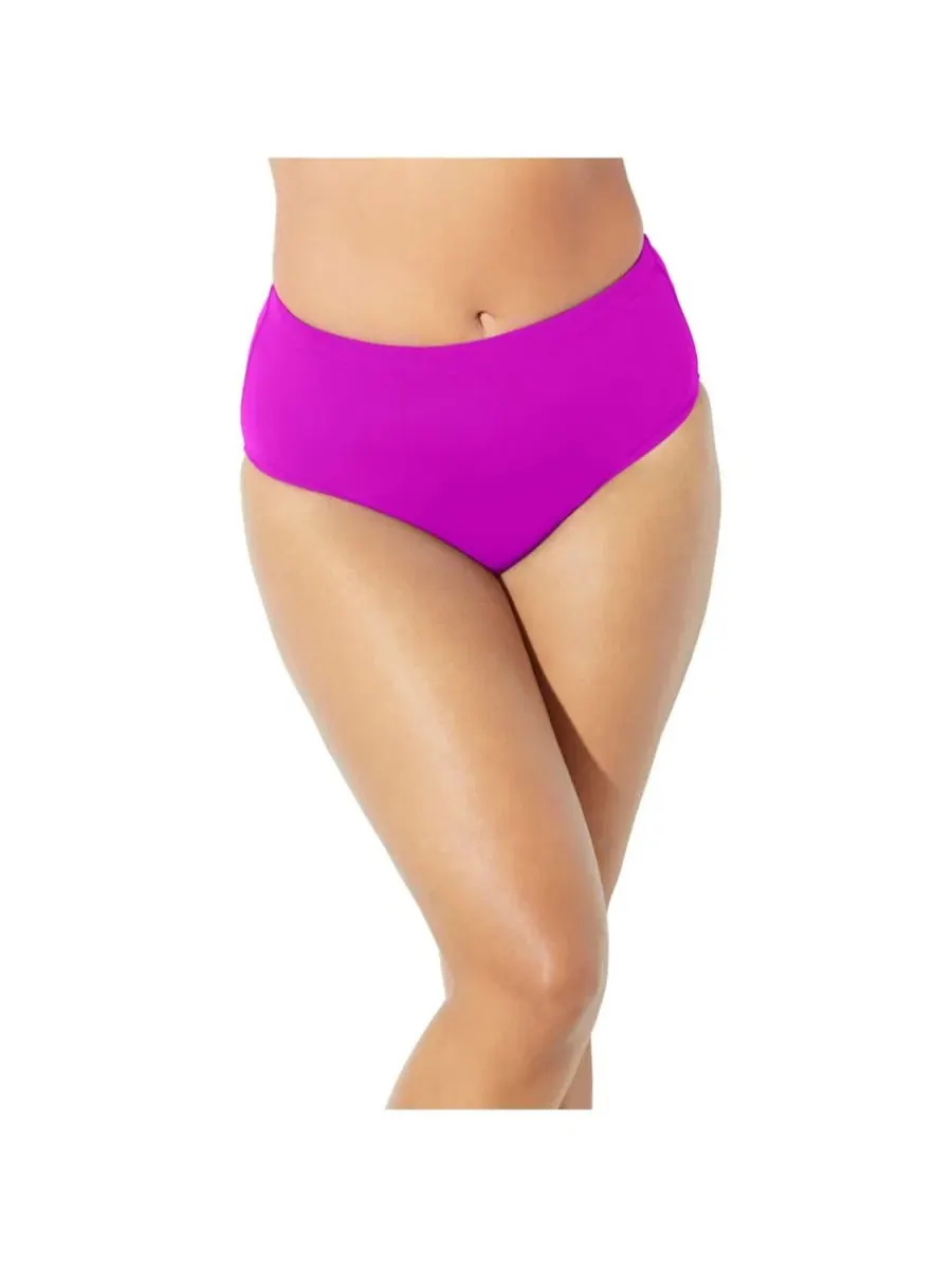 Плавки для плавания с высокой посадкой, без рукавов Swimsuits for All, Very Fuchsia — изображение 1 из 2