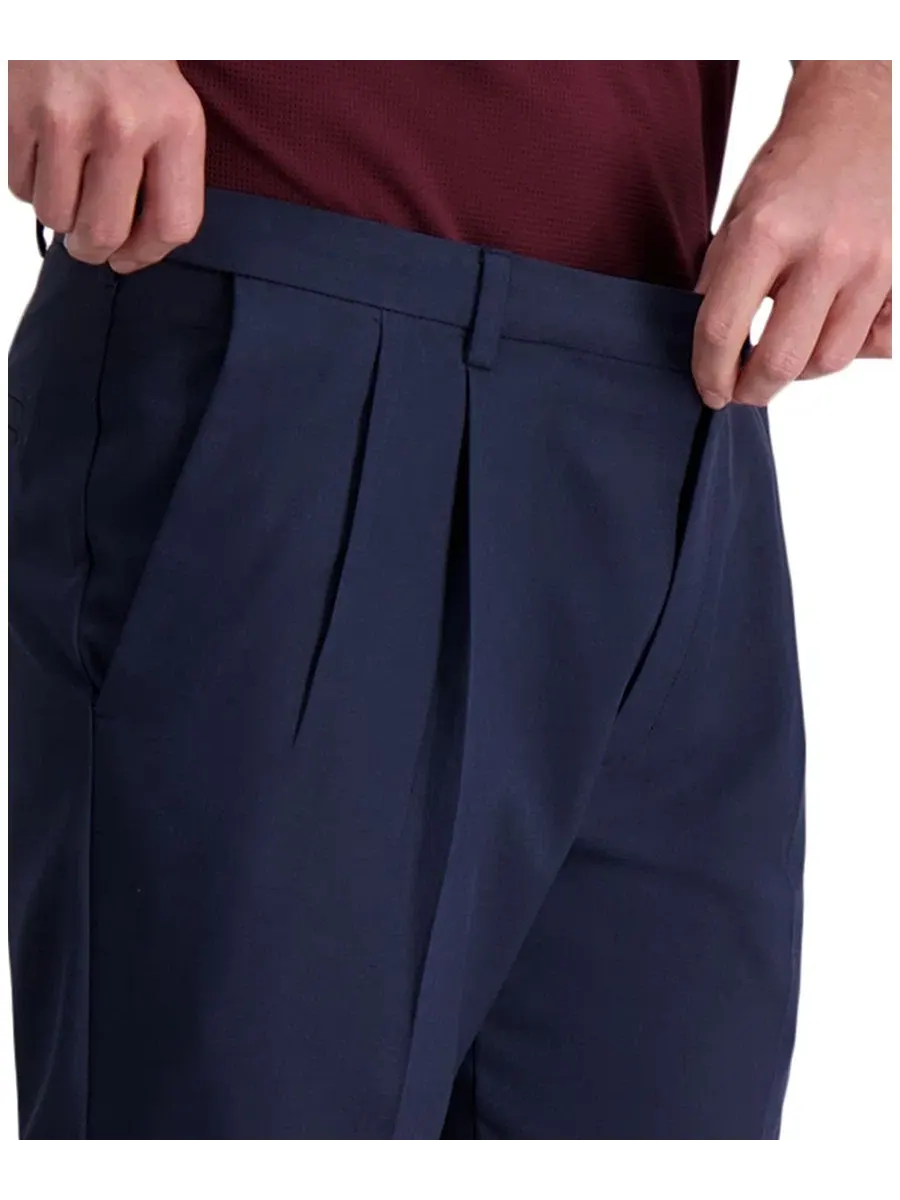 Брюки классические с защипами Cool Right Performance Flex Classic Fit Pleat Front Pant Haggar — 4