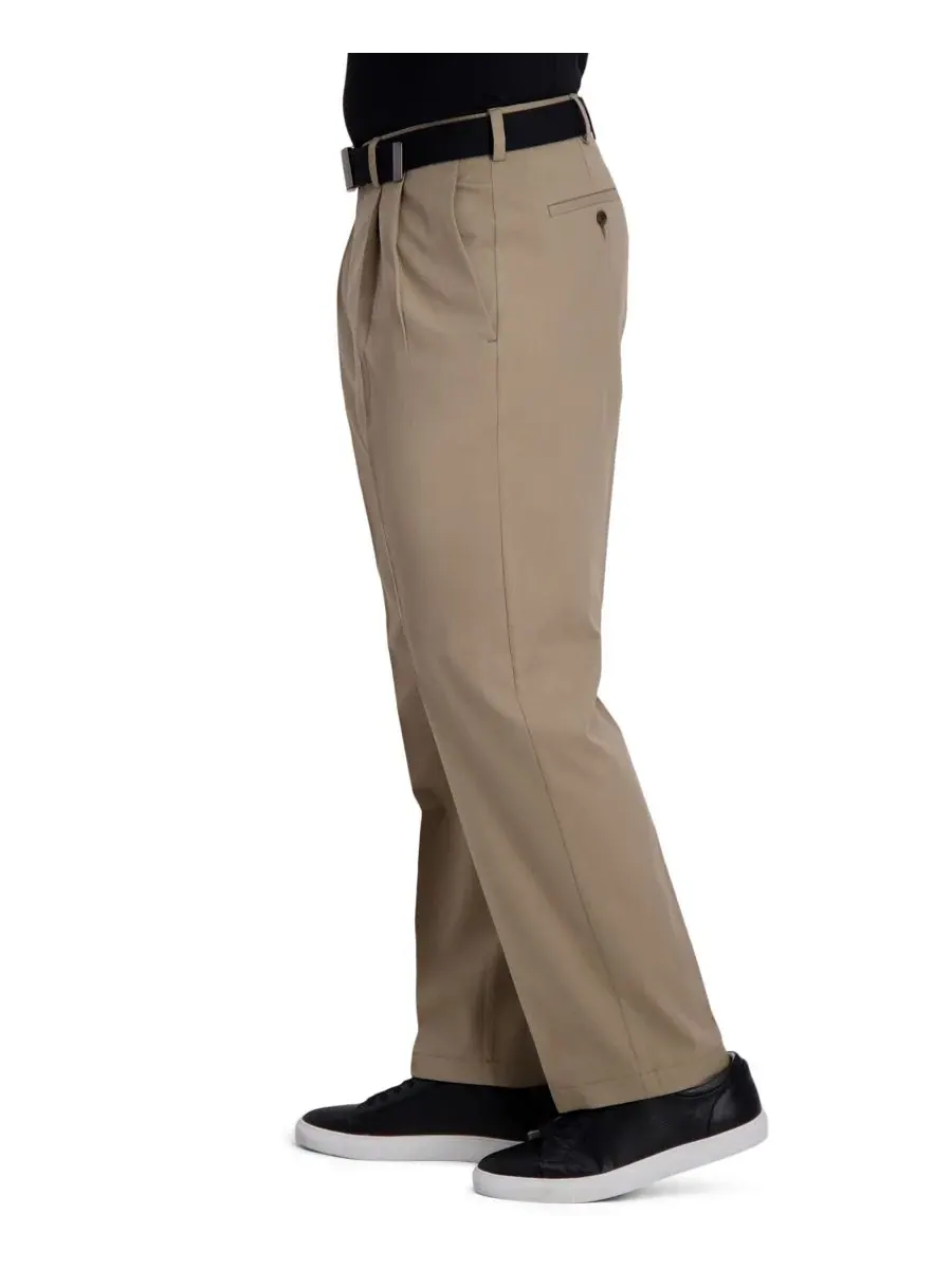 Брюки классические с защипами Cool Right Performance Flex Classic Fit Pleat Front Pant Haggar — 3