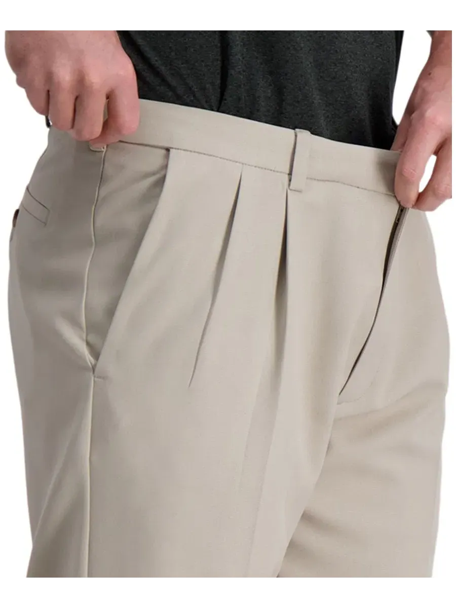 Классические брюки со складками и технологией CoolRight Haggar, String — 4