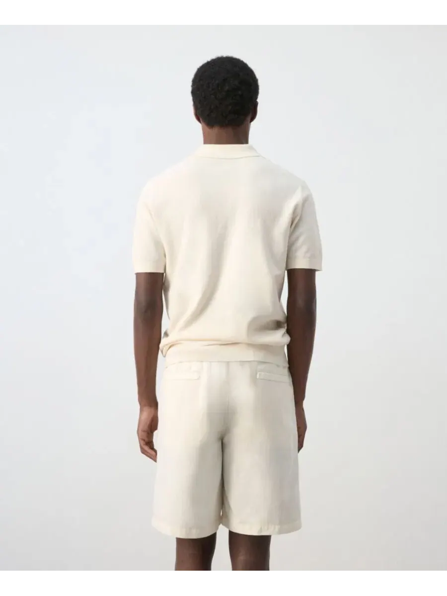 Мужская футболка-поло из мелкого трикотажа, модель Fine-Knit Cotton Polo Shirt MANGO — изображение 2 из 6