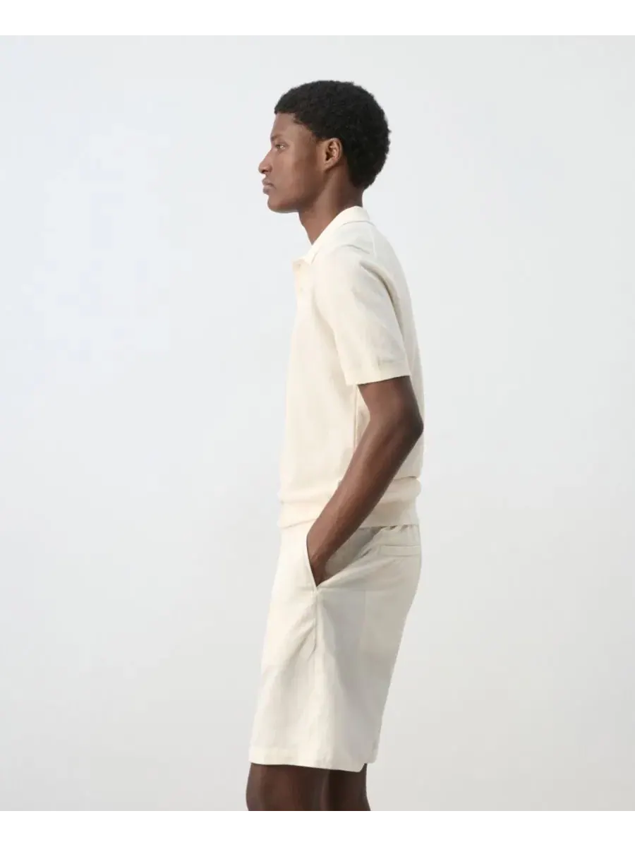 Мужская футболка-поло из мелкого трикотажа, модель Fine-Knit Cotton Polo Shirt MANGO — изображение 4 из 6