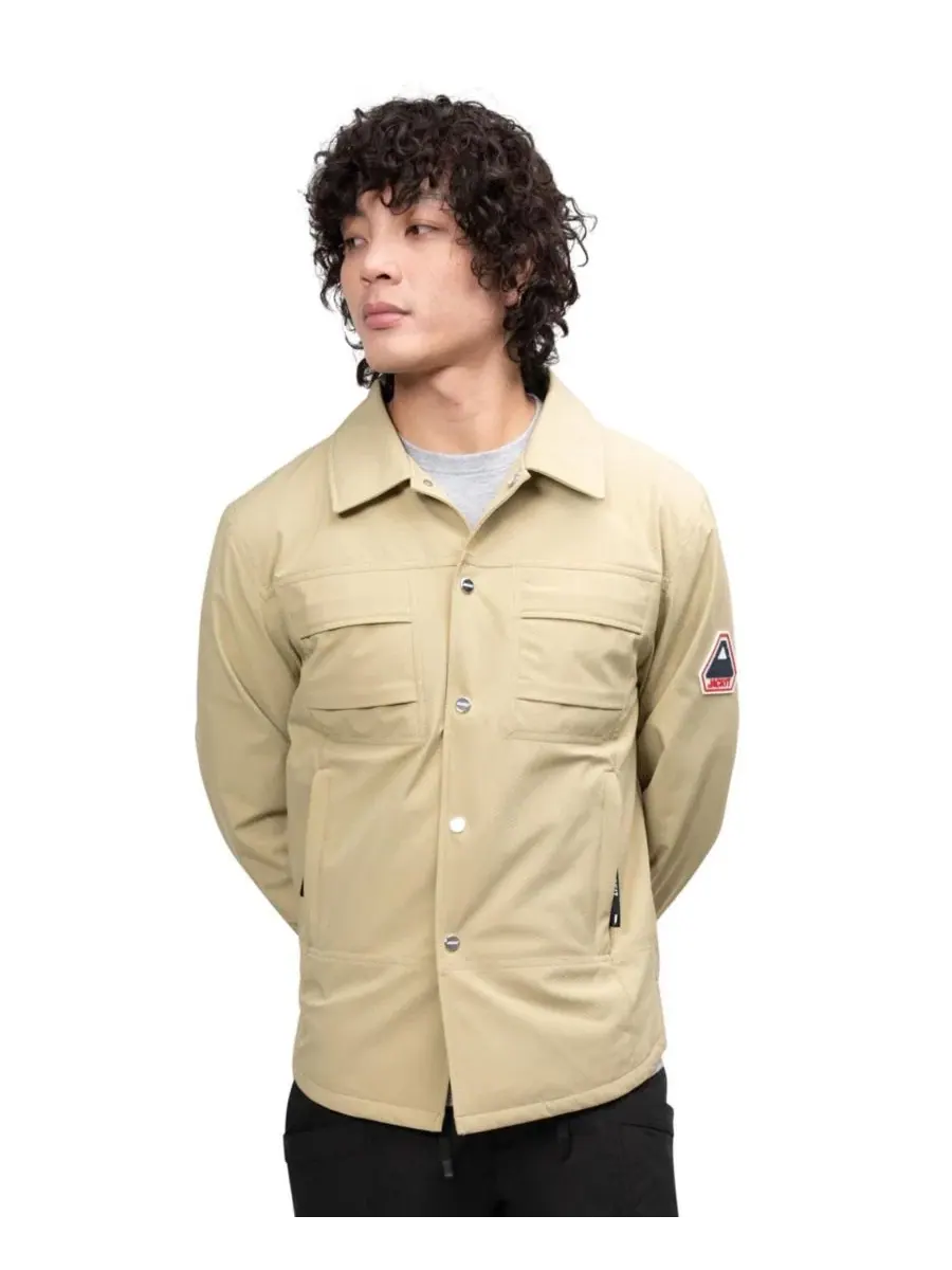Мужская куртка-рубашка Eden Shirt Jacket JACK1T — изображение 2 из 8, бежевый