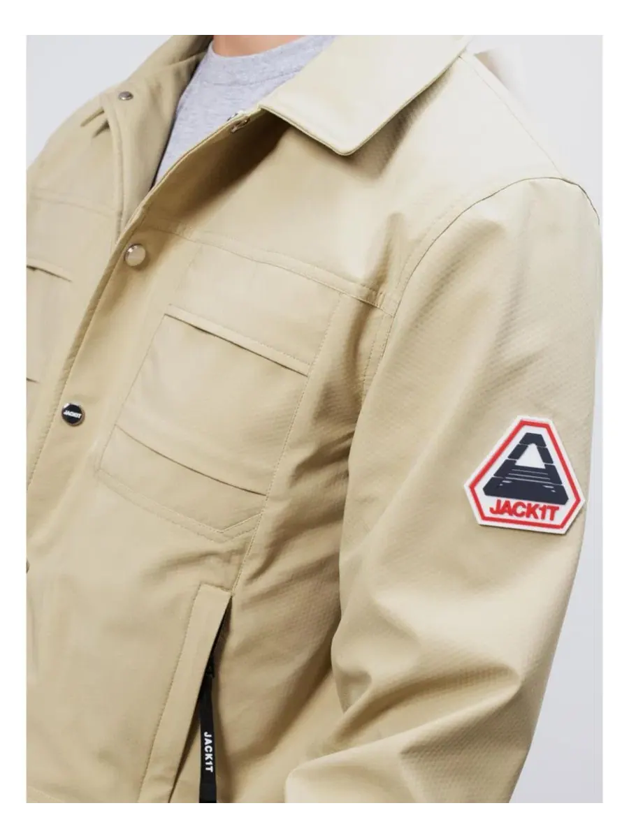Мужская куртка-рубашка Eden Shirt Jacket JACK1T — изображение 6 из 8, бежевый