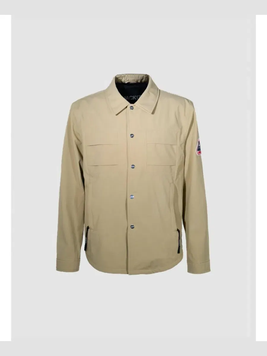 Мужская куртка-рубашка Eden Shirt Jacket JACK1T — изображение 8 из 8, бежевый