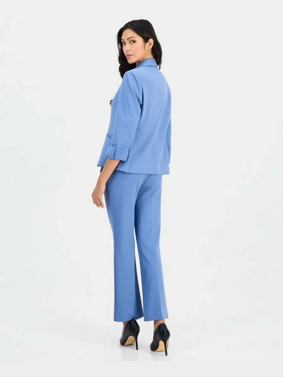 Жакет и брюки из трикотажа Petite Knit Roll-Tab Blazer & Pull-On Knit Trousers Anne Klein Essentials — изображение 5 из 5