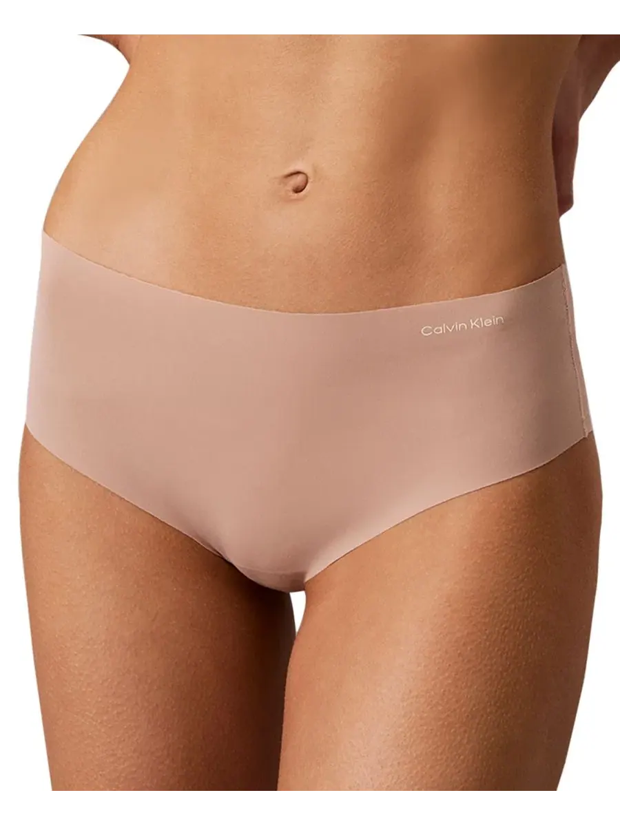 Трусы-слипы женские бесшовные из микрофибры с эффектом невидимости Calvin Klein — изображение 1 из 7, кедр